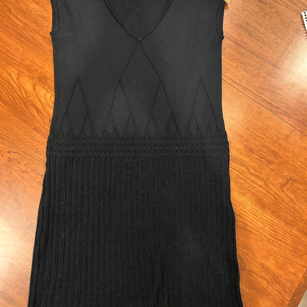 MAX Studio Black Knit Bodycon Dress